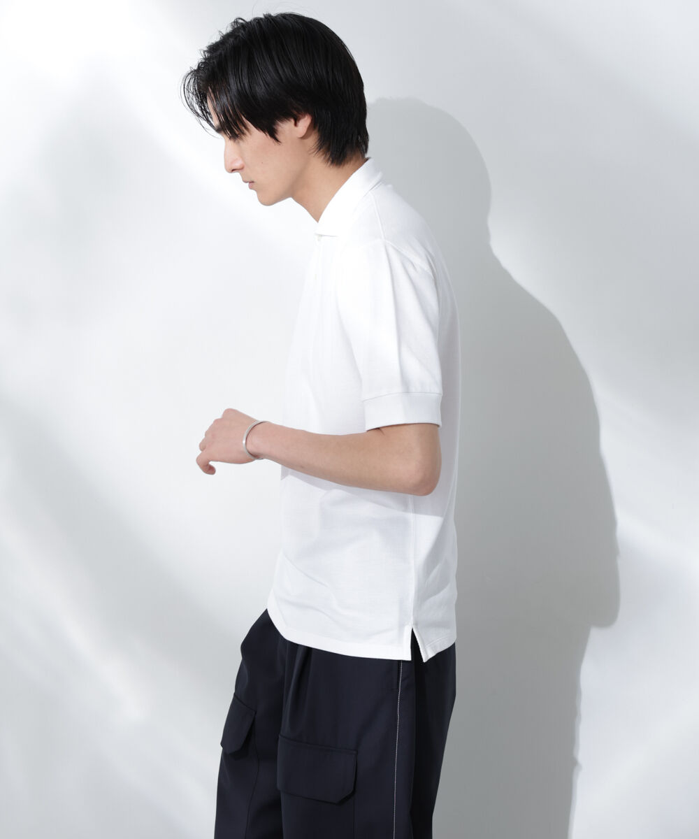nano･universe「WEB限定/Anti Soaked ポロシャツ/カッタウェイ」|Tシャツ・カットソー|