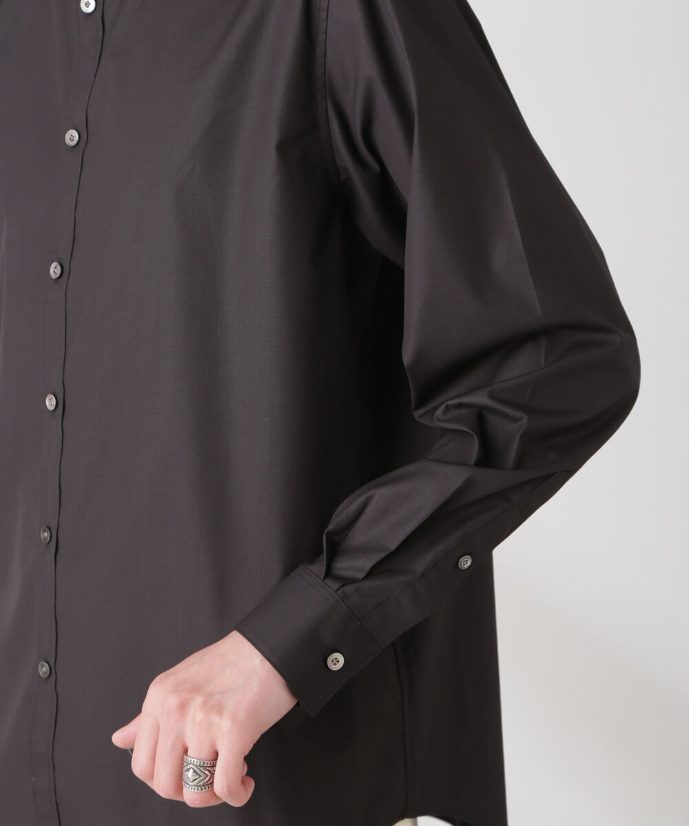 nano･universe「ESTENEIGE(R) レギュラーカラーシャツ 長袖/接触冷感」|シャツ・ブラウス|