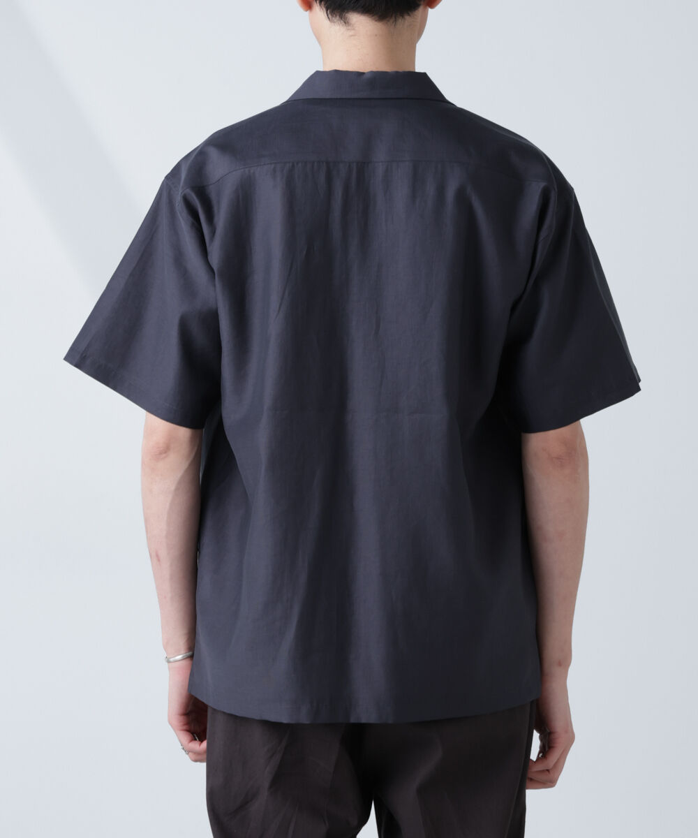 nano･universe「オープンカラーキューバシャツ」|シャツ・ブラウス|