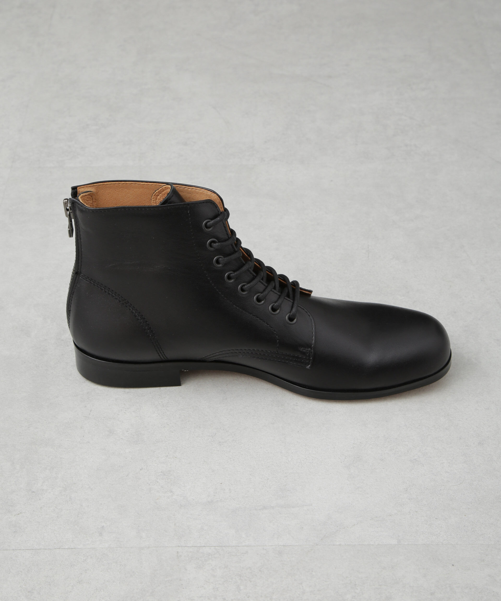 nano･universe「PADRONE THE STANDARD LINE/ 別注 BACK ZIP LACEUP BOOTS/ ﾊﾞｯｸｼﾞｯﾌﾟﾚｰｽｱｯ 」|ショートブーツ|