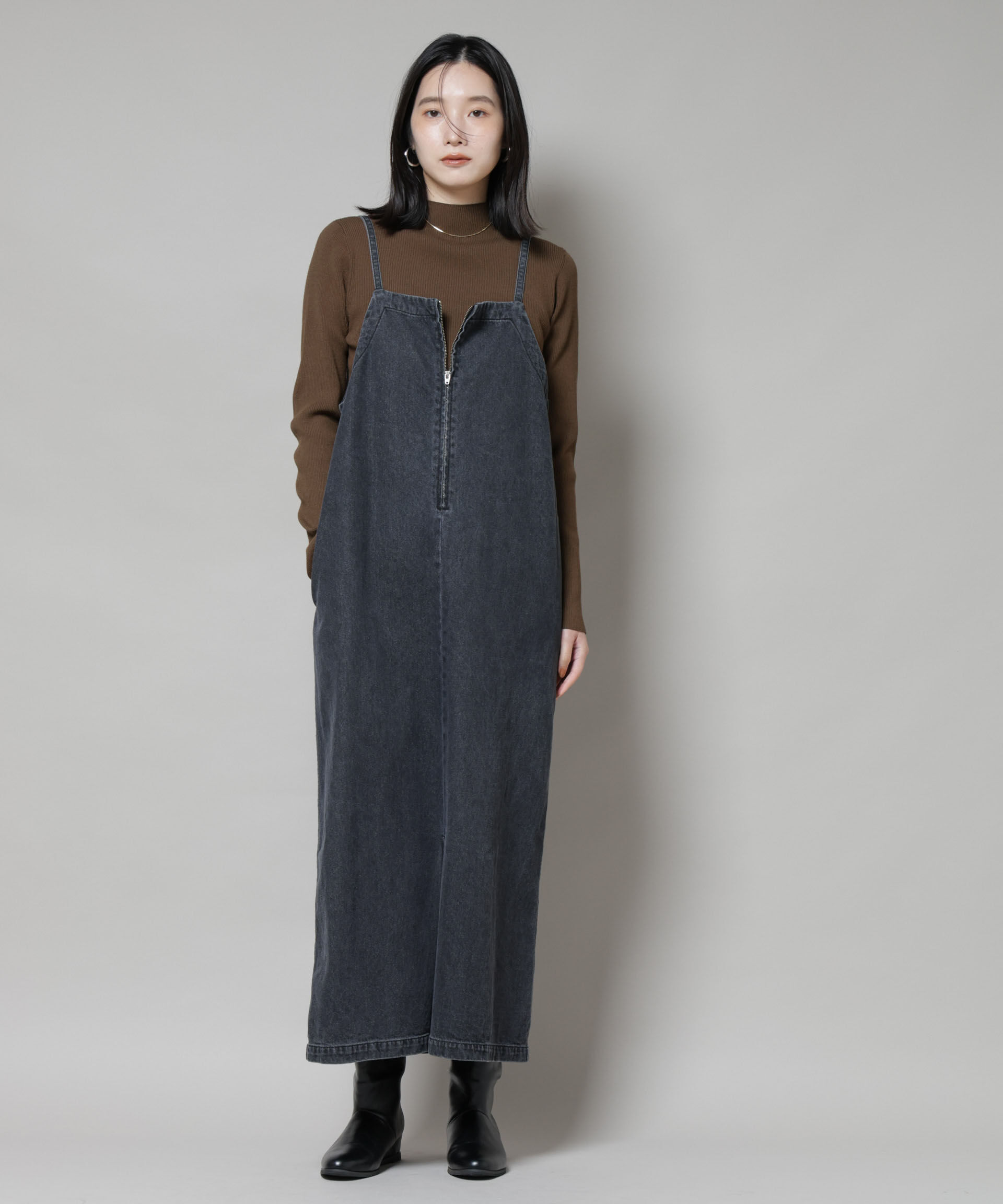 nano･universe「ハイネックリブニットトップス」|ニット・セーター|