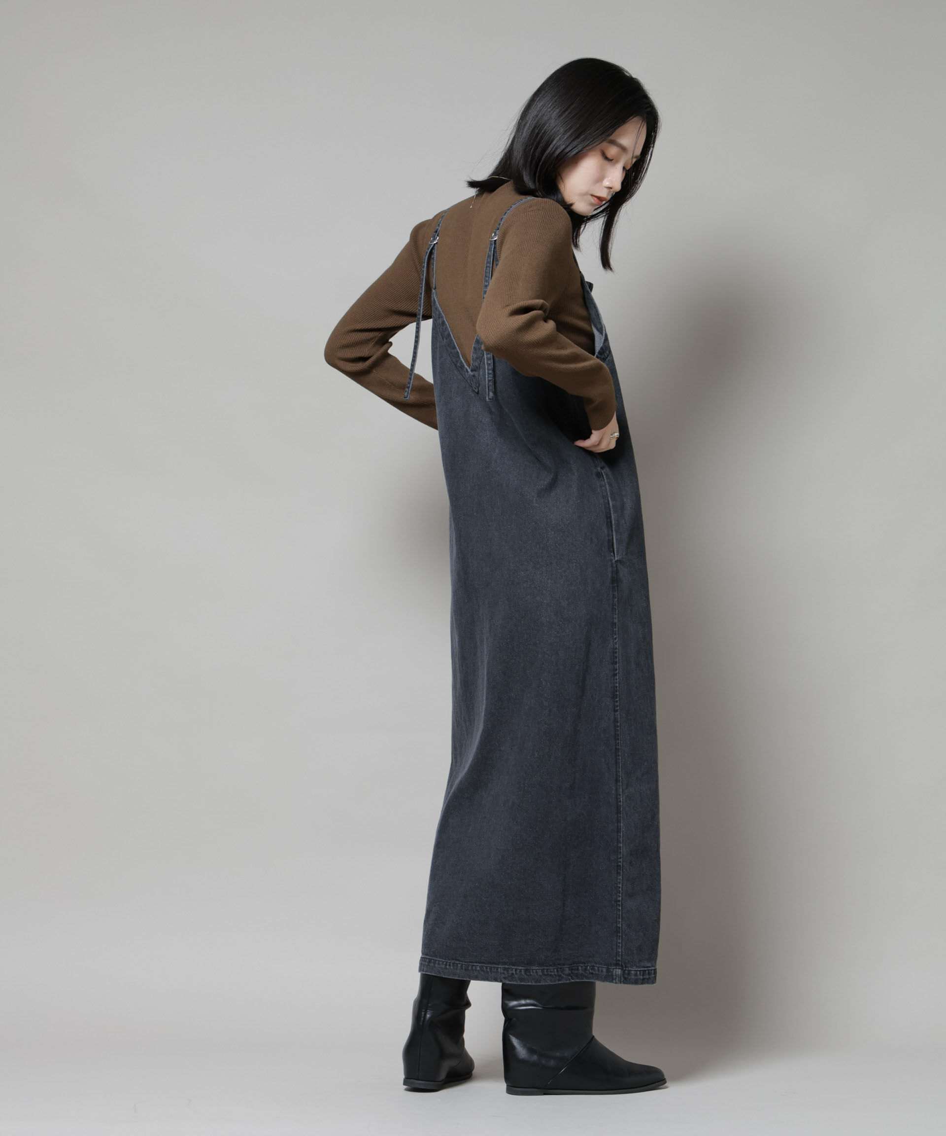 nano･universe「ハイネックリブニットトップス」|ニット・セーター|