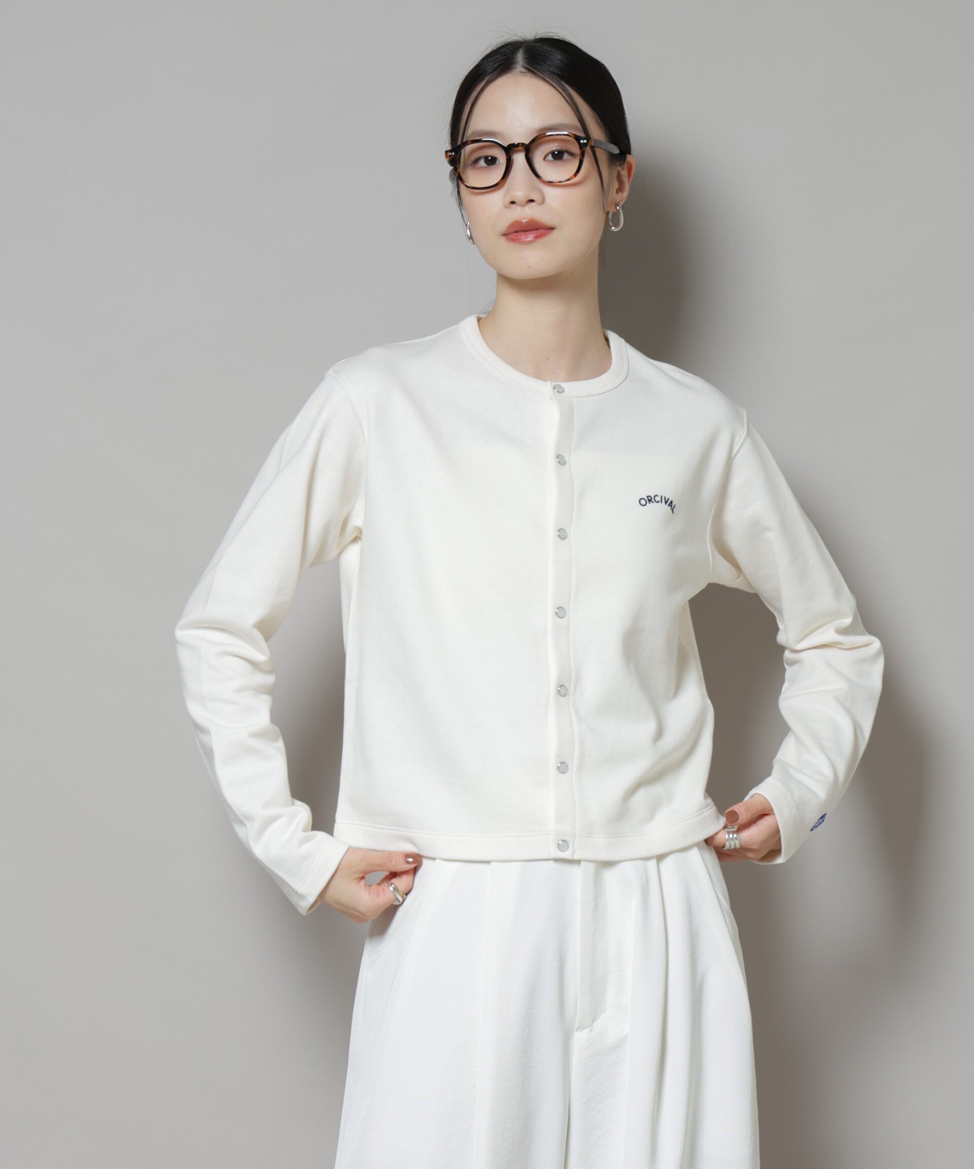 nano･universe「ORCIVAL/CREW NECK CARDIGAN」|Tシャツ・カットソー|