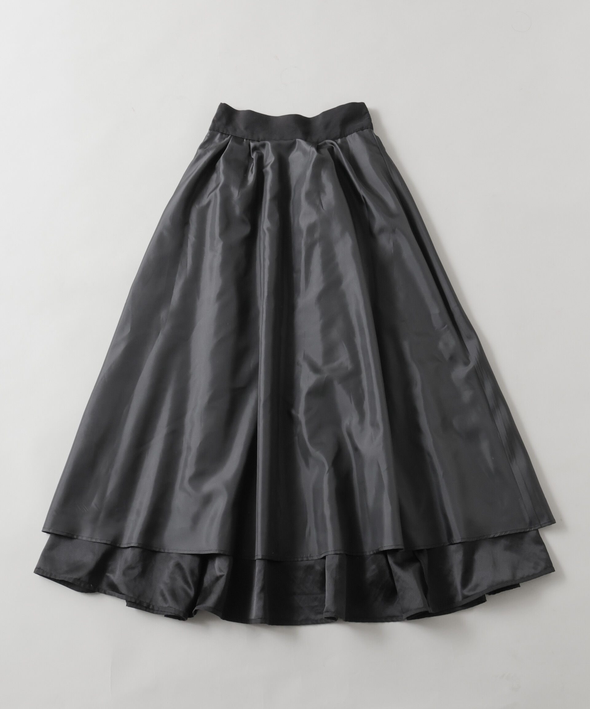 nano･universe「起毛ピーチギャザーボリュームスカート」|スカート|