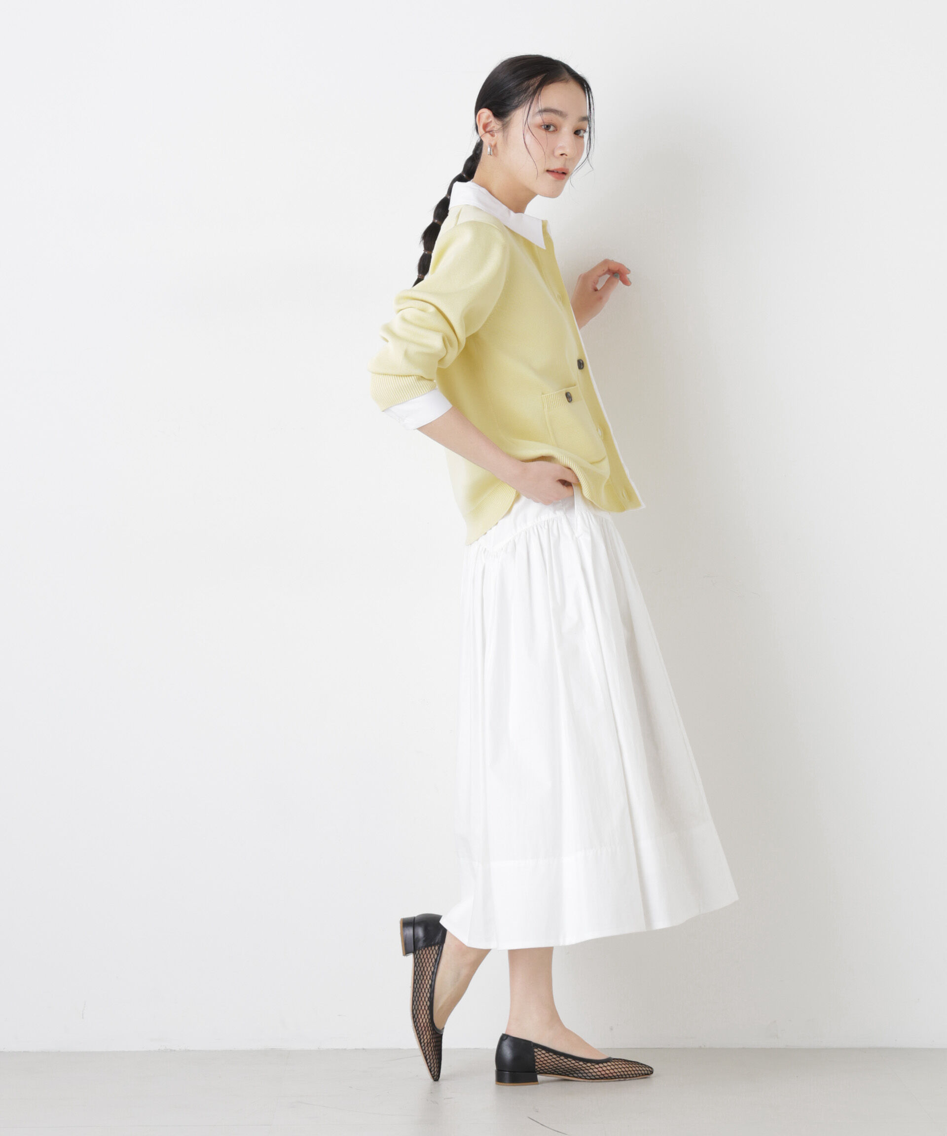 nano･universe「シャツドッキングニットカーディガン」|ニット・セーター|