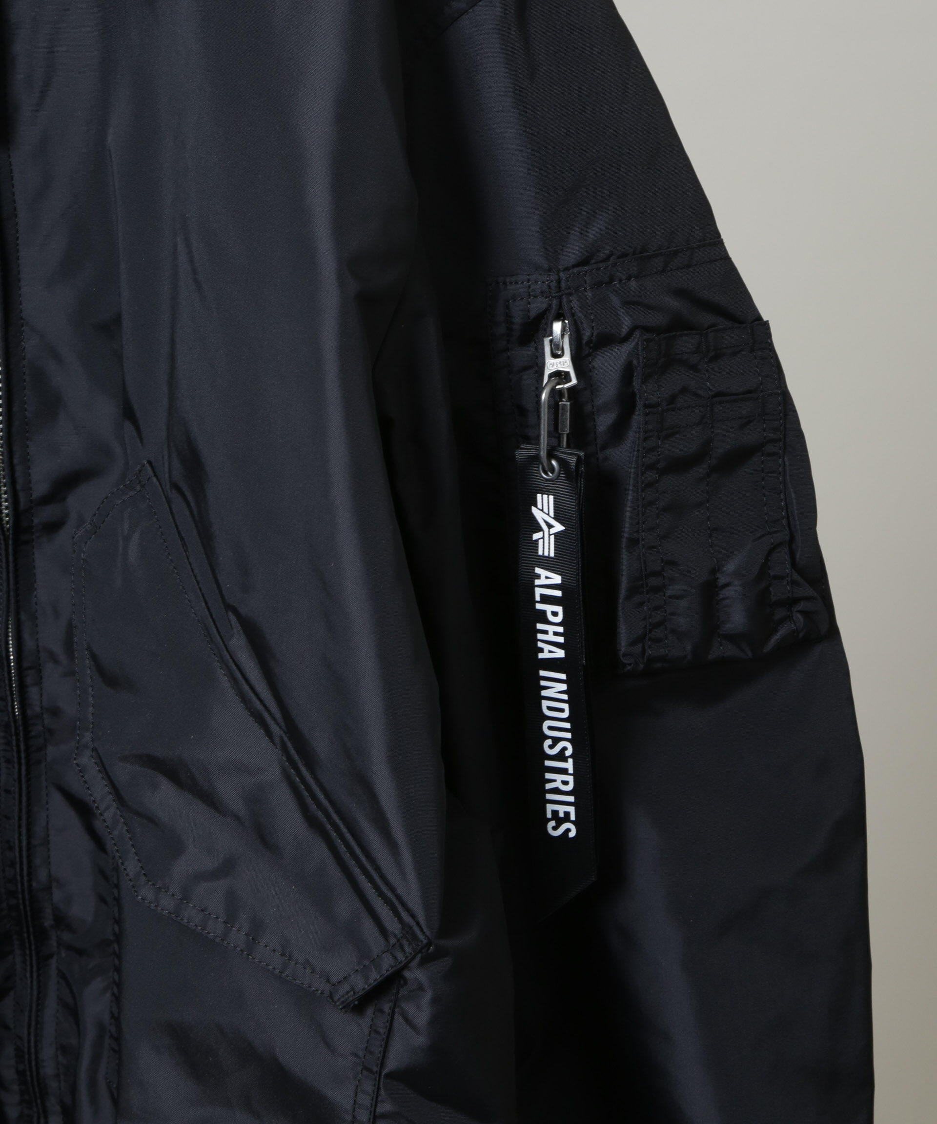 nano･universe「ALPHA INDUSTRIES/別注 CWU FLIGHT JACKET」|ブルゾン・スタジャン|