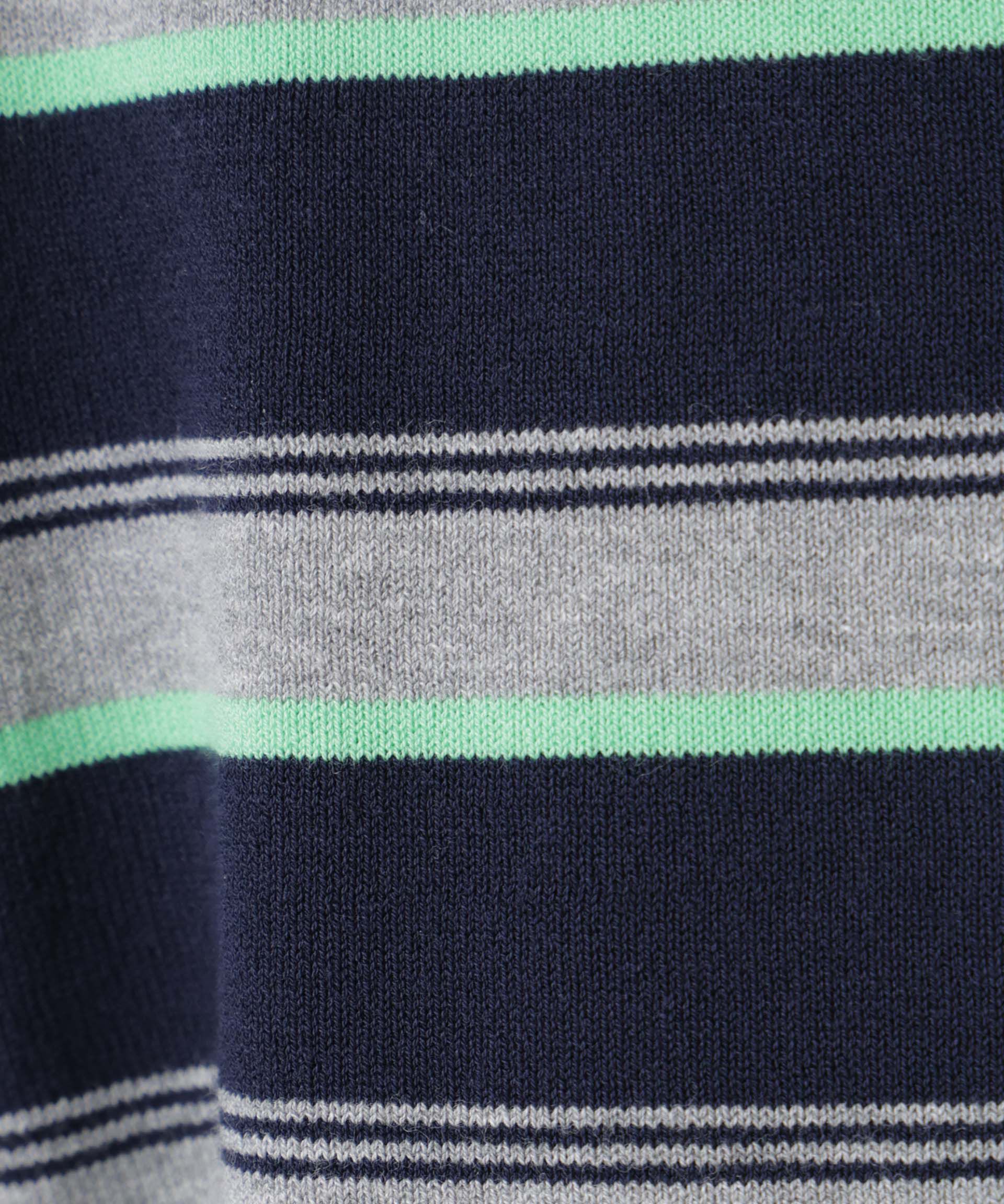 nano･universe「レイヤードライクボーダーポロニット」|ニット・セーター|