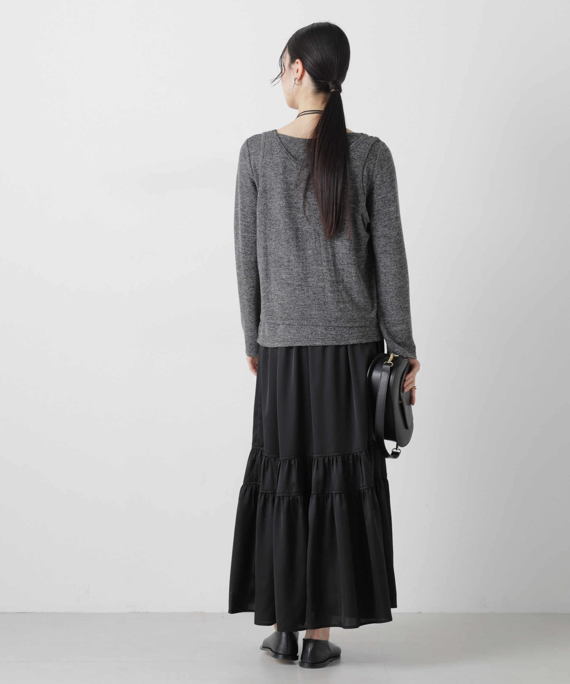 nano･universe「メランジカットレイヤードセットトップス」|Tシャツ・カットソー|