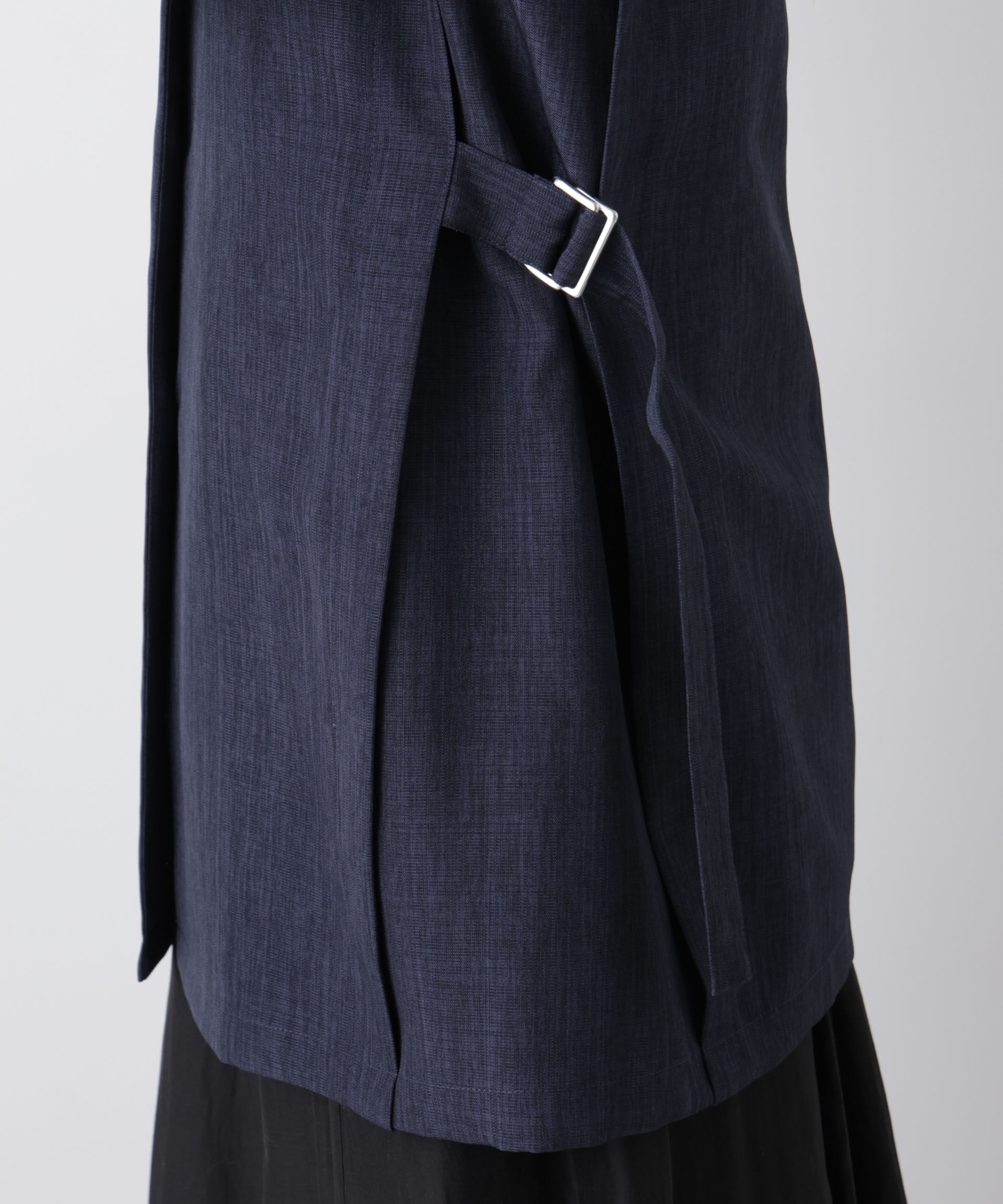 nano･universe「多機能サイドベルトミドルジレ(セットアップ可)」|テーラードジャケット|