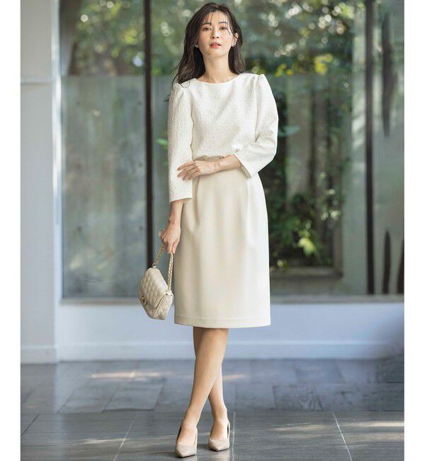 組曲「【KUMIKYOKU NAVY】コンフォータブルドレープ コクーンスカート」|スカート|