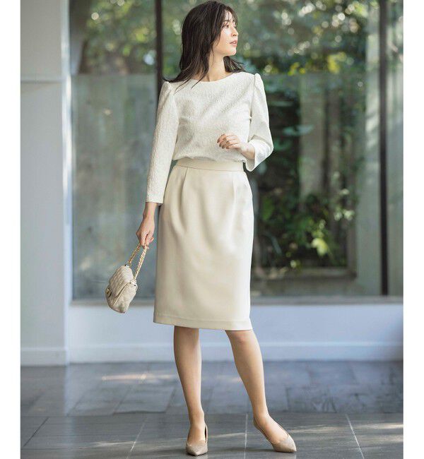 組曲「【KUMIKYOKU NAVY】コンフォータブルドレープ コクーンスカート」|スカート|