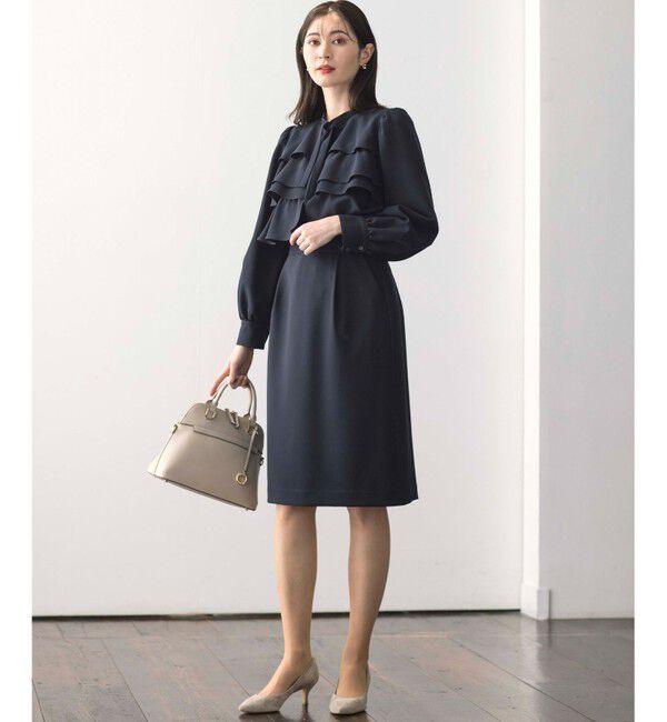 組曲「【KUMIKYOKU NAVY】コンフォータブルドレープ コクーンスカート」|スカート|