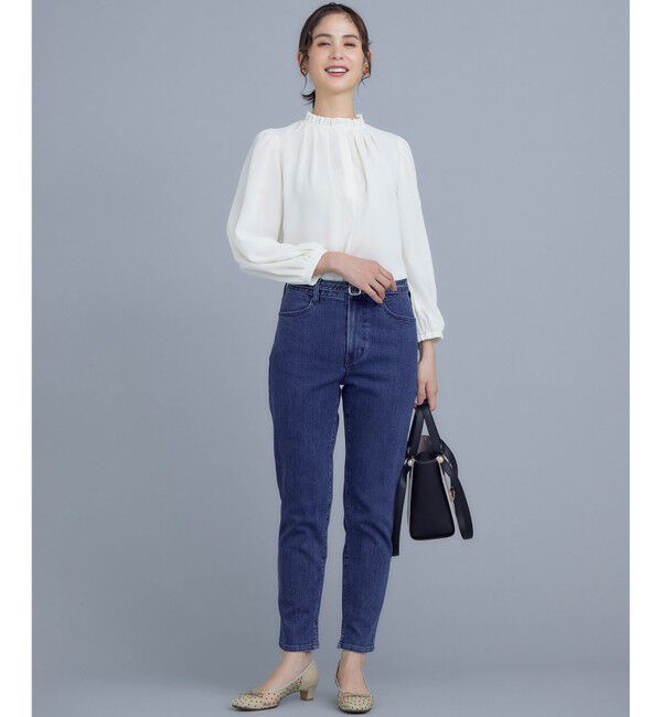 組曲「【WEB限定】ライトデシン フリル襟ブラウス」|シャツ・ブラウス|