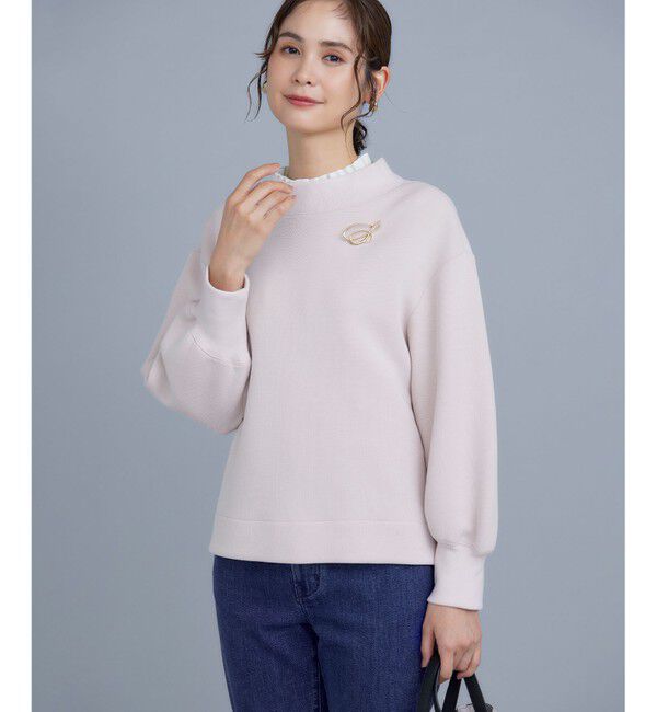 組曲「【WEB限定】ライトデシン フリル襟ブラウス」|シャツ・ブラウス|