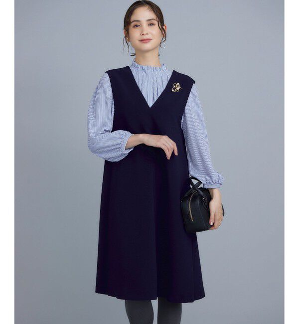 組曲「【WEB限定】ライトデシン フリル襟ブラウス」|シャツ・ブラウス|