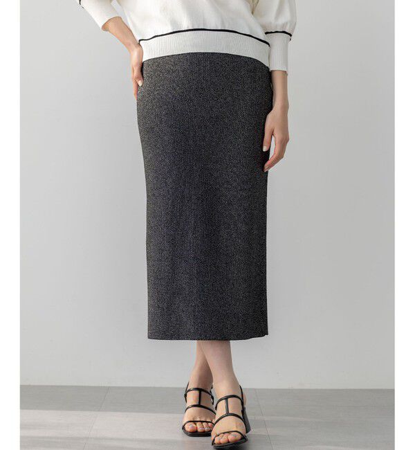 組曲「【Oggiコラボ】きらきらラメニットスカート」|スカート|