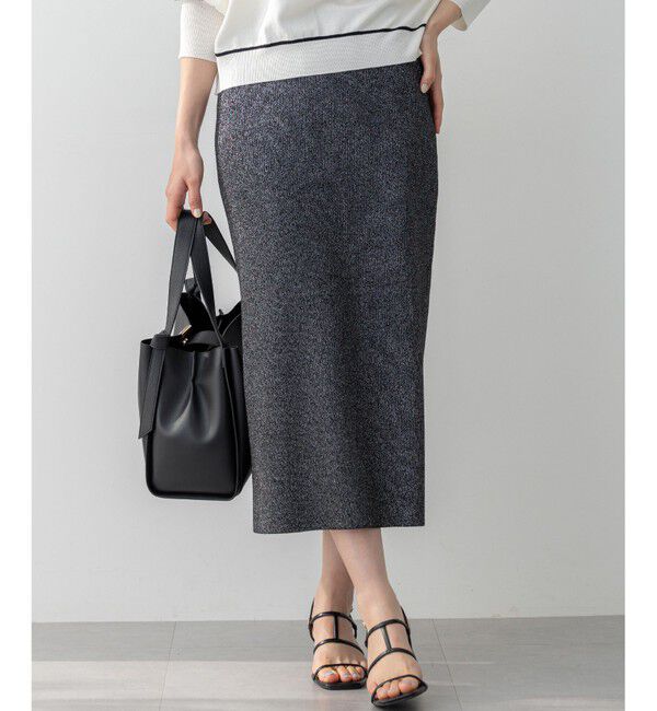 組曲「【Oggiコラボ】きらきらラメニットスカート」|スカート|