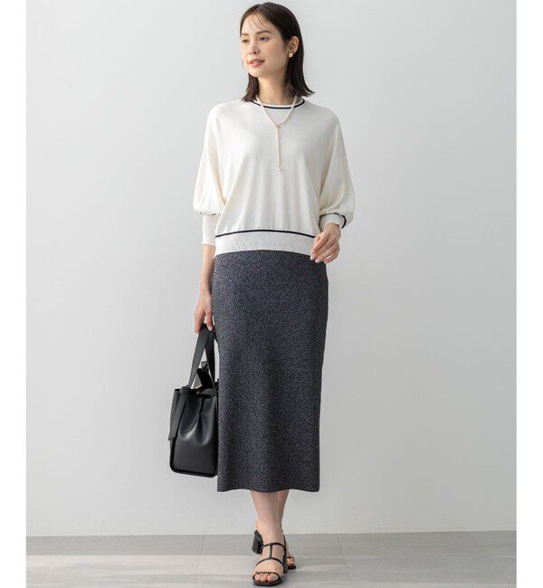 組曲「【Oggiコラボ】きらきらラメニットスカート」|スカート|