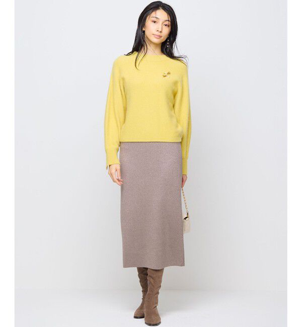 組曲「【Oggiコラボ】きらきらラメニットスカート」|スカート|