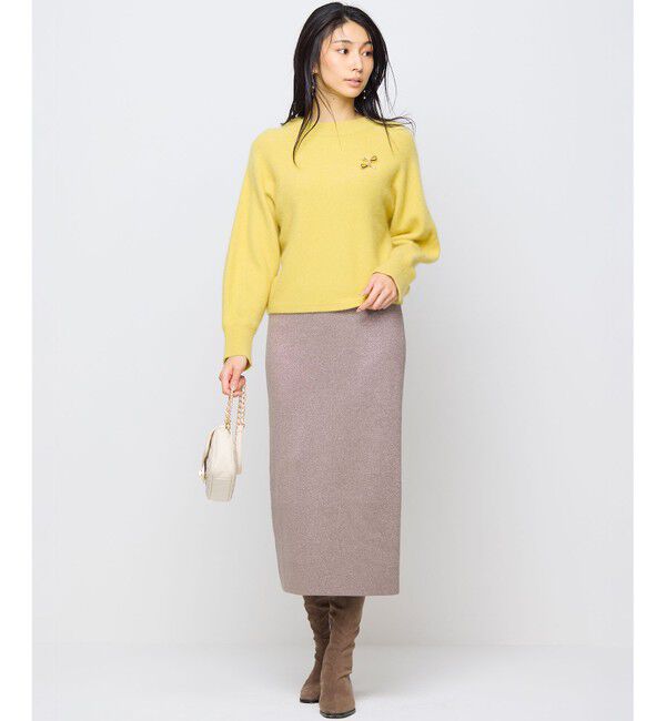 組曲「【Oggiコラボ】きらきらラメニットスカート」|スカート|