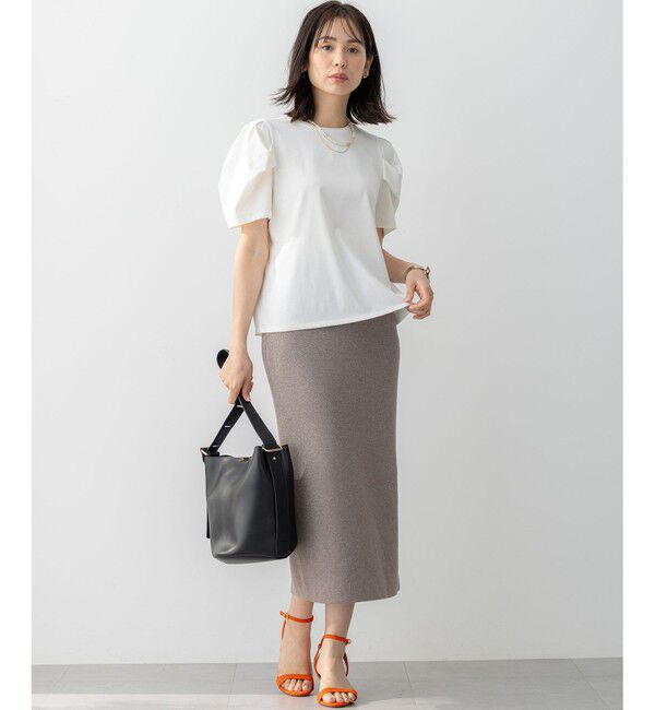 組曲「【Oggiコラボ】きらきらラメニットスカート」|スカート|