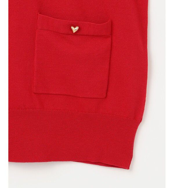 組曲「ハートボタン ニットカーディガン」|カーディガン|