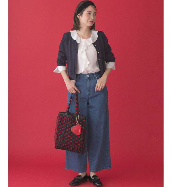 組曲「ハートボタン ニットカーディガン」|カーディガン|