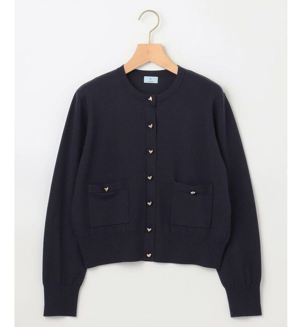 組曲「ハートボタン ニットカーディガン」|カーディガン|
