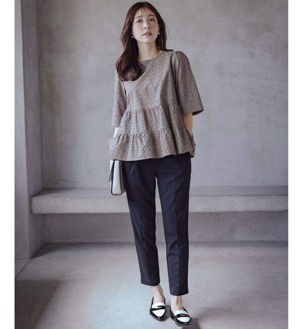 組曲「【ご好評につき追加生産！】ジョーゼットジャージースタイルアップ パンツ」|その他|