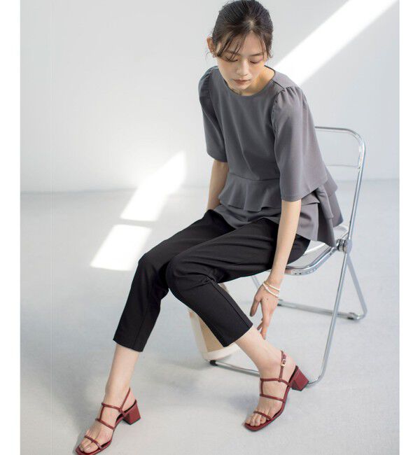 組曲「【ご好評につき追加生産！】ジョーゼットジャージースタイルアップ パンツ」|その他|