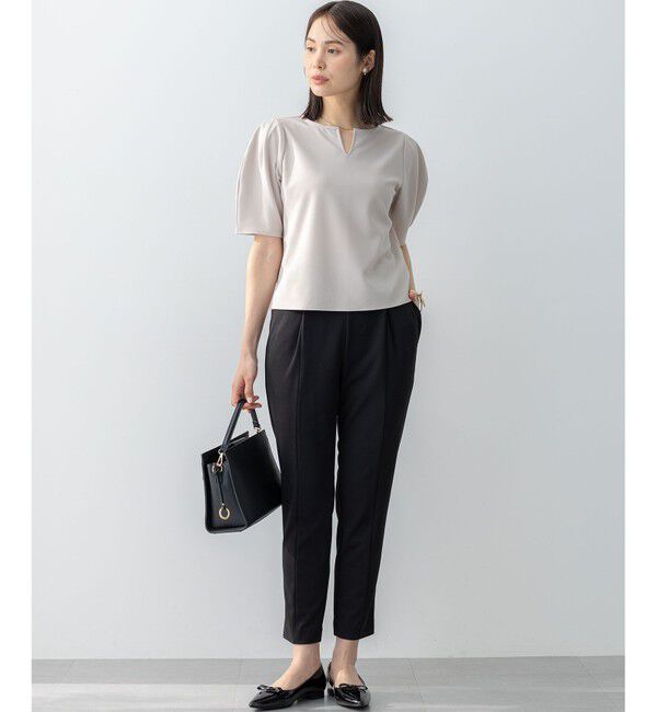 組曲「【ご好評につき追加生産！】ジョーゼットジャージースタイルアップ パンツ」|その他|