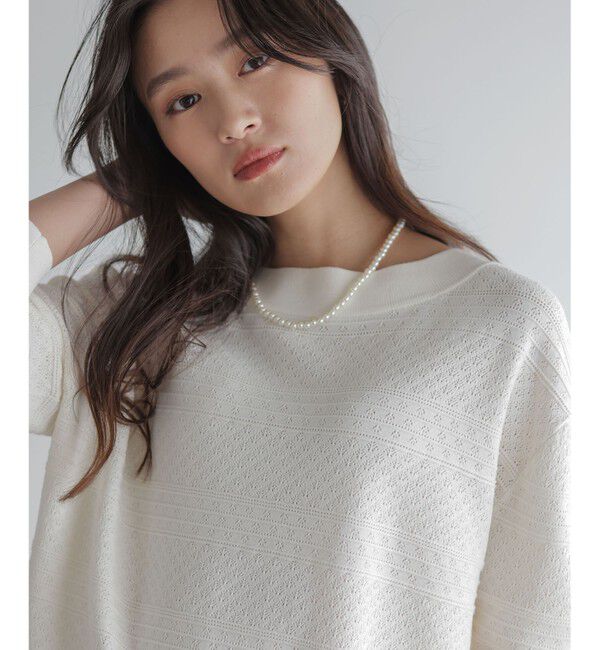 組曲「編み柄ディテールニット」|ニット・セーター|