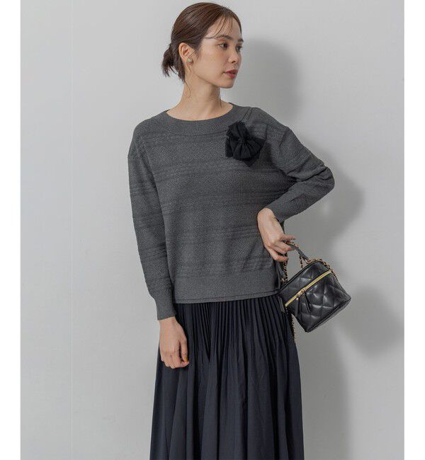 組曲「編み柄ディテールニット」|ニット・セーター|