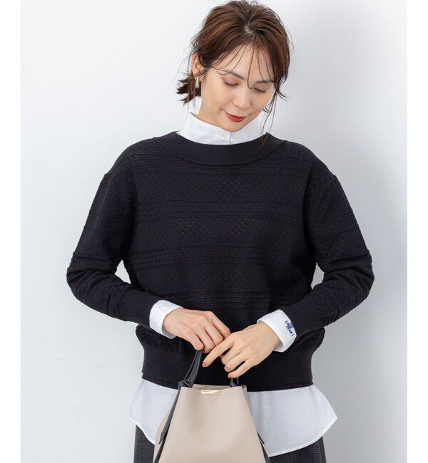 組曲「編み柄ディテールニット」|ニット・セーター|