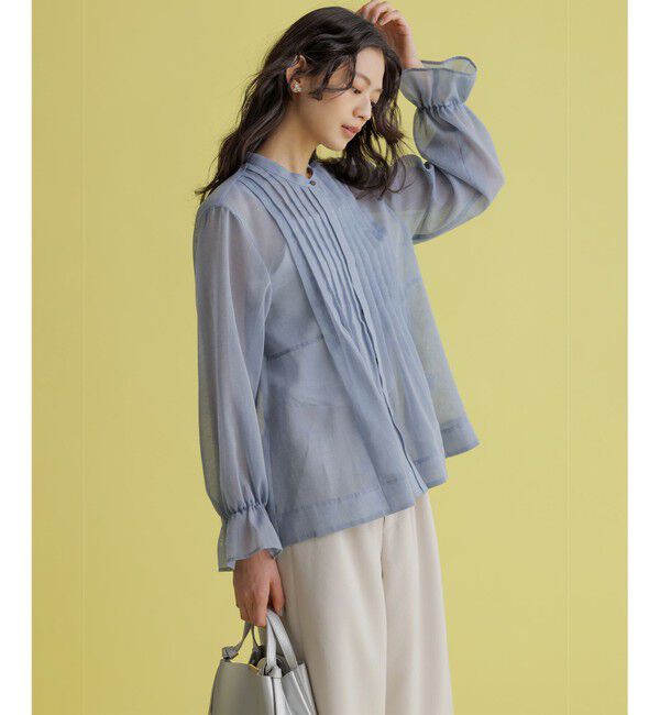 組曲「エアリーボイルシアー ブラウス」|シャツ・ブラウス|