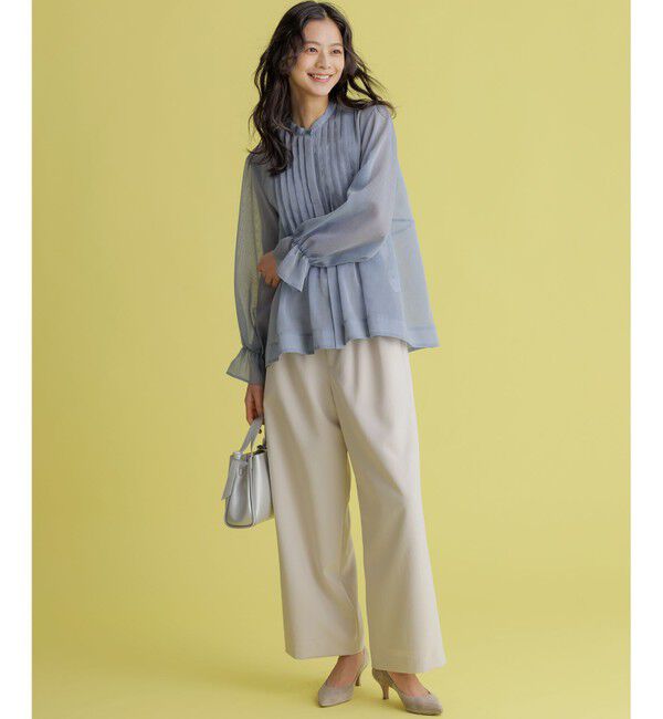 組曲「エアリーボイルシアー ブラウス」|シャツ・ブラウス|