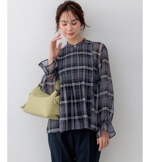 組曲「エアリーボイルシアー ブラウス」|シャツ・ブラウス|