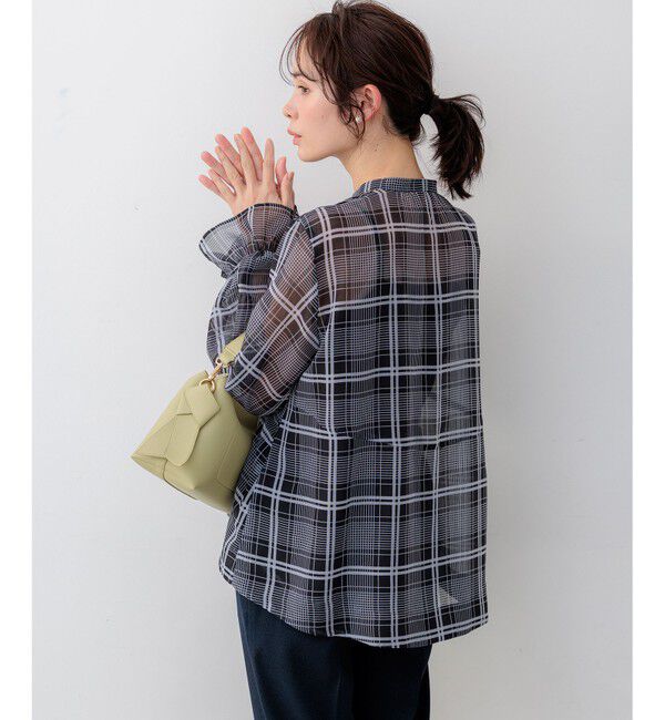 組曲「エアリーボイルシアー ブラウス」|シャツ・ブラウス|