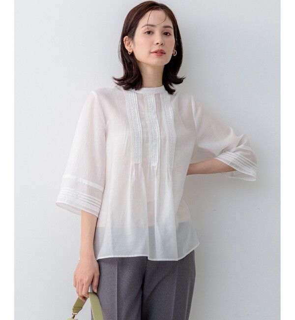 組曲「クラウドローン ブラウス」|シャツ・ブラウス|ホワイト系
