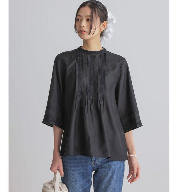 組曲「クラウドローン ブラウス」|シャツ・ブラウス|ブラック系