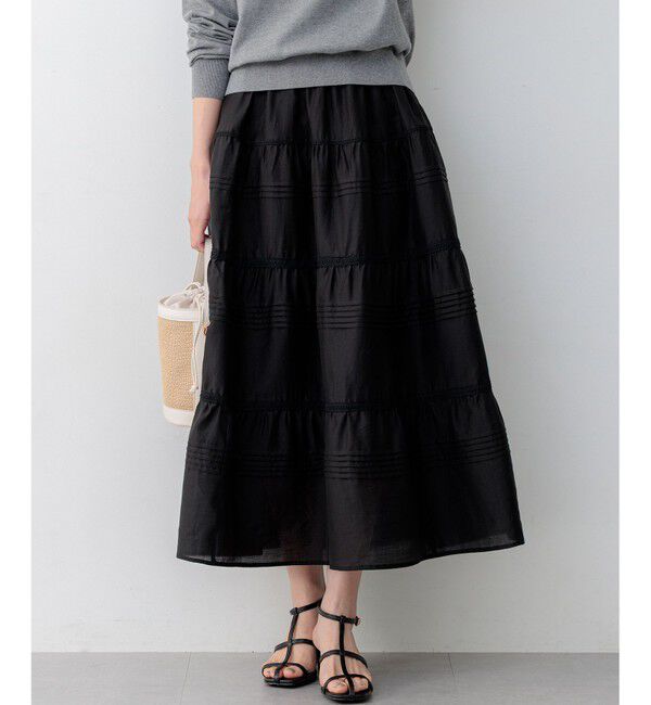 組曲「クラウドローン スカート」|スカート|ブラック系