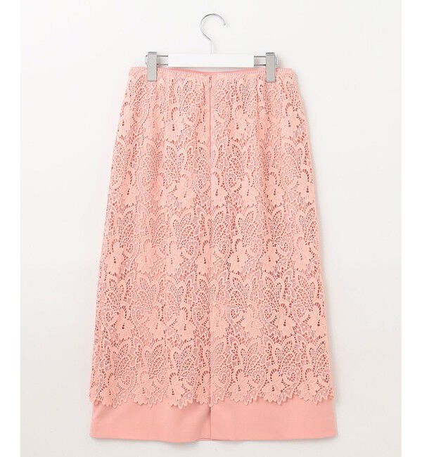 自由区「【洗える】ボタニカルレース スカート」|スカート|