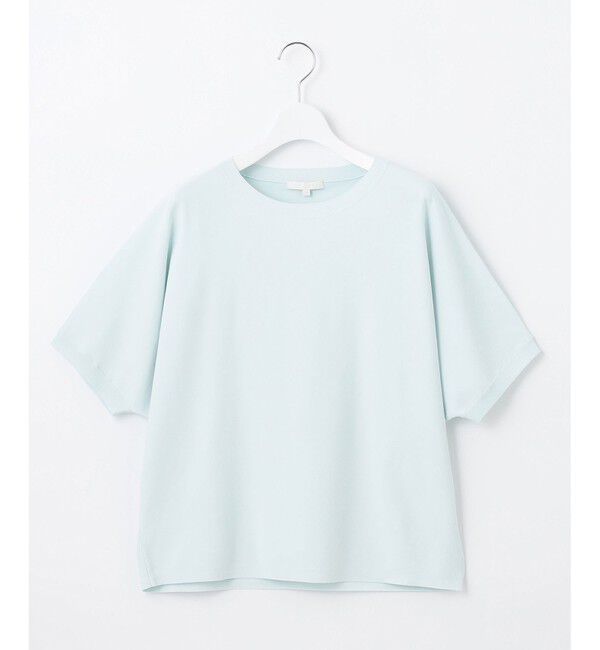 自由区「【WEB限定カラーあり・接触冷感・UVカット】クレープストレッチドルマン ニット」|ニット・セーター|