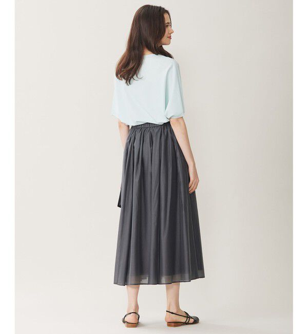 自由区「【WEB限定カラーあり・接触冷感・UVカット】クレープストレッチドルマン ニット」|ニット・セーター|