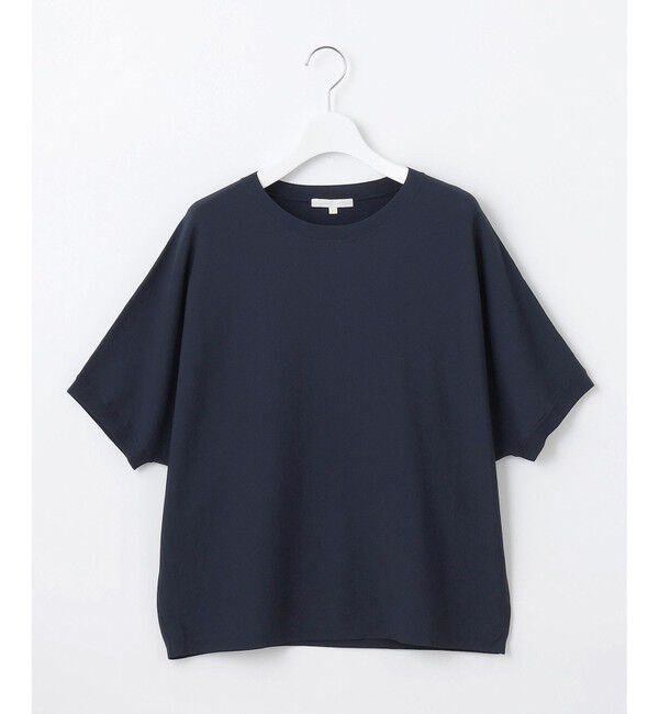 自由区「【WEB限定カラーあり・接触冷感・UVカット】クレープストレッチドルマン ニット」|ニット・セーター|