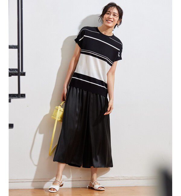 自由区「【カタログ掲載・セットアップ対応・ウエストゴム・洗える】セミブライトサテンギャザー パンツ」|その他|