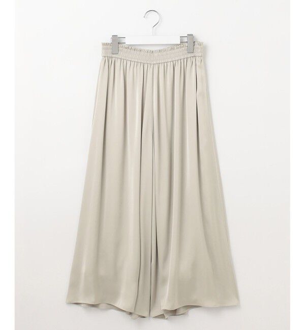 自由区「【カタログ掲載・セットアップ対応・ウエストゴム・洗える】セミブライトサテンギャザー パンツ」|その他|