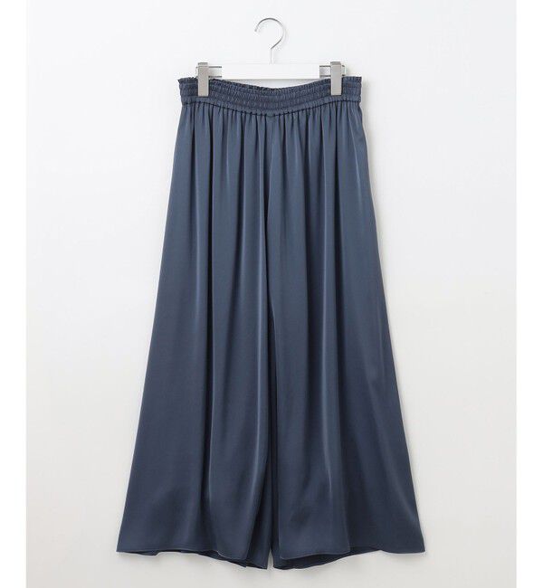 自由区「【カタログ掲載・セットアップ対応・ウエストゴム・洗える】セミブライトサテンギャザー パンツ」|その他|