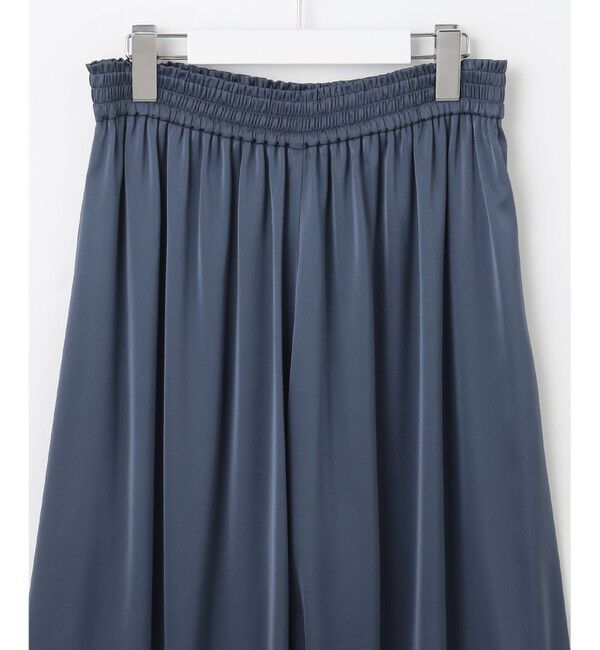 自由区「【カタログ掲載・セットアップ対応・ウエストゴム・洗える】セミブライトサテンギャザー パンツ」|その他|