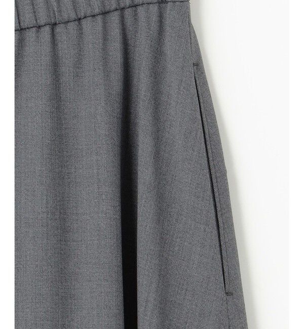 自由区「【洗える】TWラチネストレッチフレア スカート」|スカート|